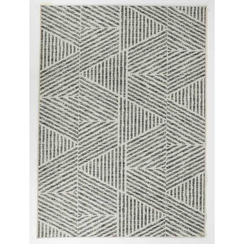 Darcy Modern Stripe Indoor/Outdoor Area Rug