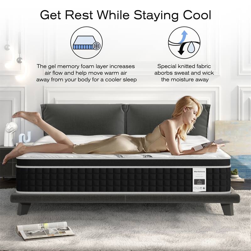12-inch Hybrid Gel Memory Foam Mattress in a Box