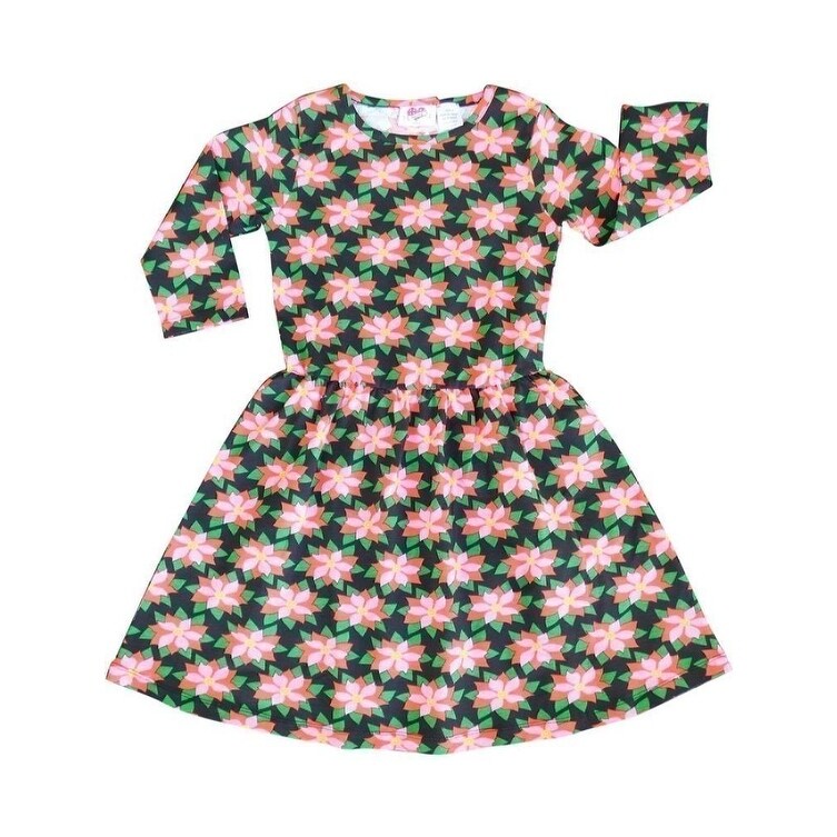 girls christmas swing dress