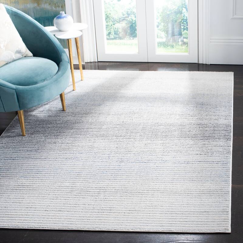 SAFAVIEH Harbor Penni Border Rug - 5'3" x 7'6" - Ivory/Grey