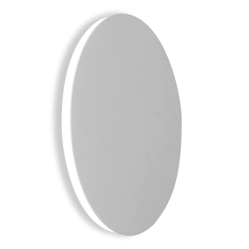 Eclipse 1-light ADA White LED Wall Sconce, White Acrylic Shade
