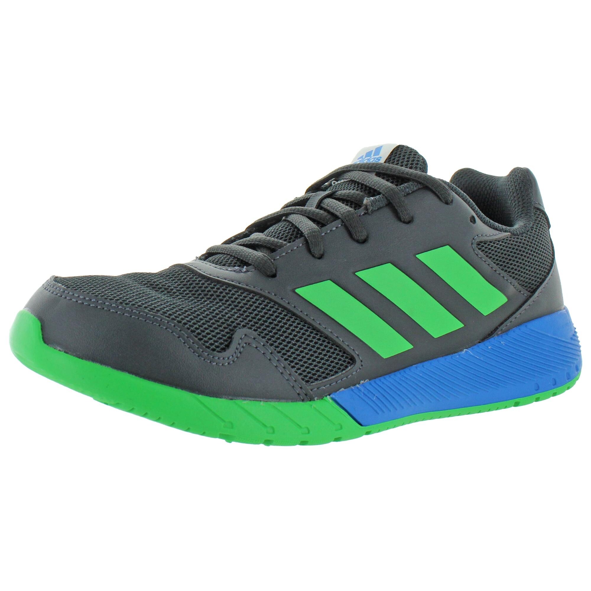 boys green adidas trainers