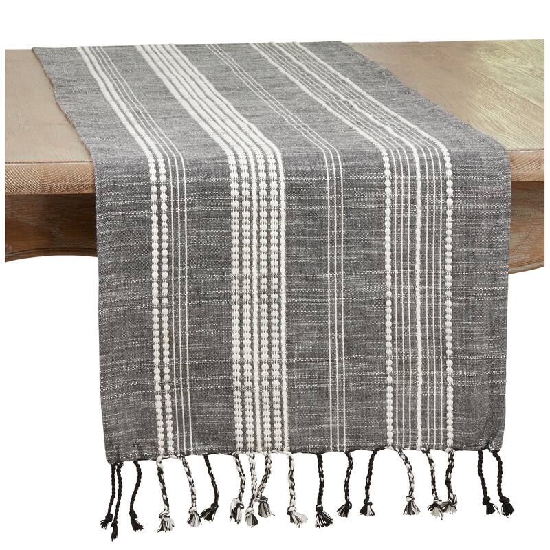 Table Runner With Striped Design - 16"x72"