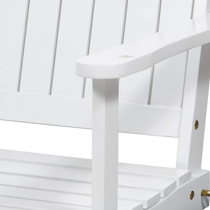 Premium Acacia Wood Porch Swing