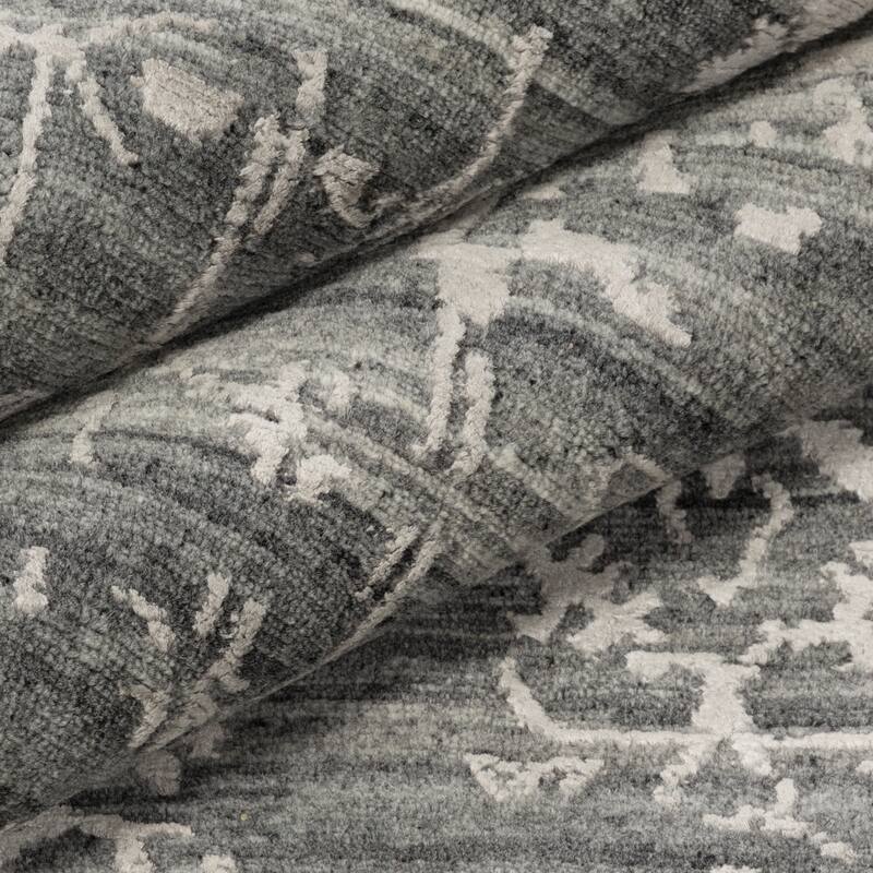 Ben Soleimani Abra New Zealand Wool and Viscose Hand-Knotted Rug
