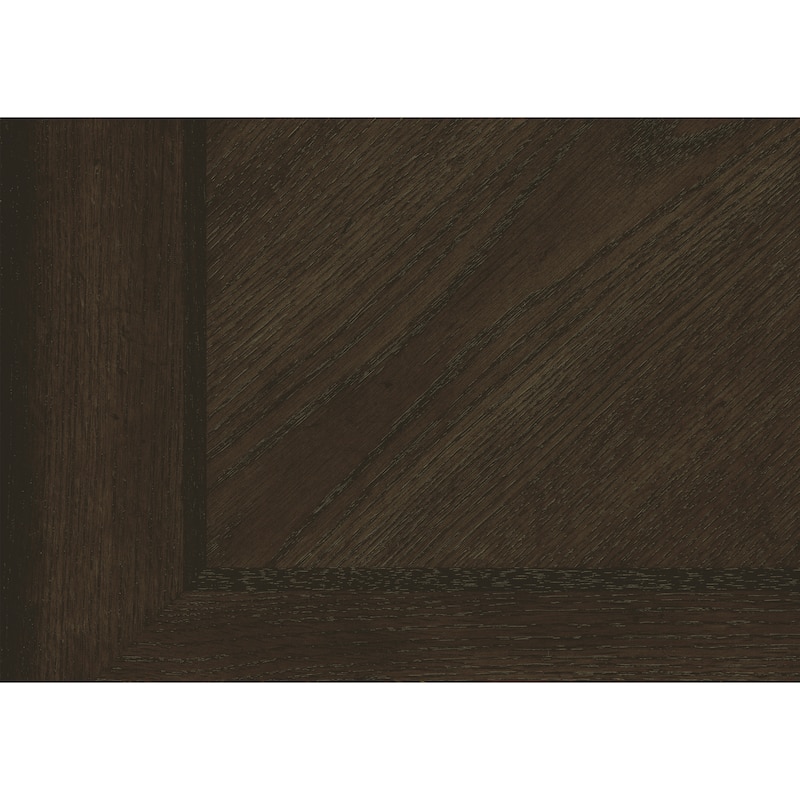 Traditional Classic Brown Dinng Chair Set of 2 Beige Fabric Upholstered Nailhead Trim Wooden Dining Room Furniture