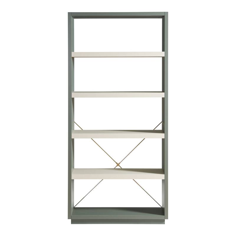 DH BASIC Clair Modern 71-inch 5-Tier Etagere Open Back Bookshelf by Denhour