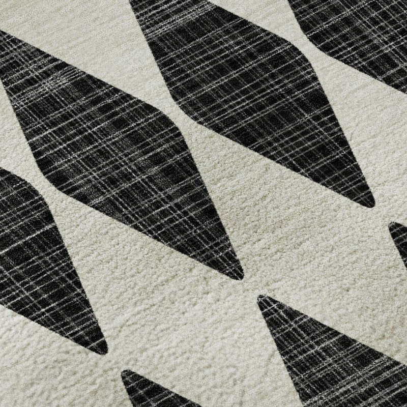 Premium Washable Super Soft Modern Diamond Mayfield Rug