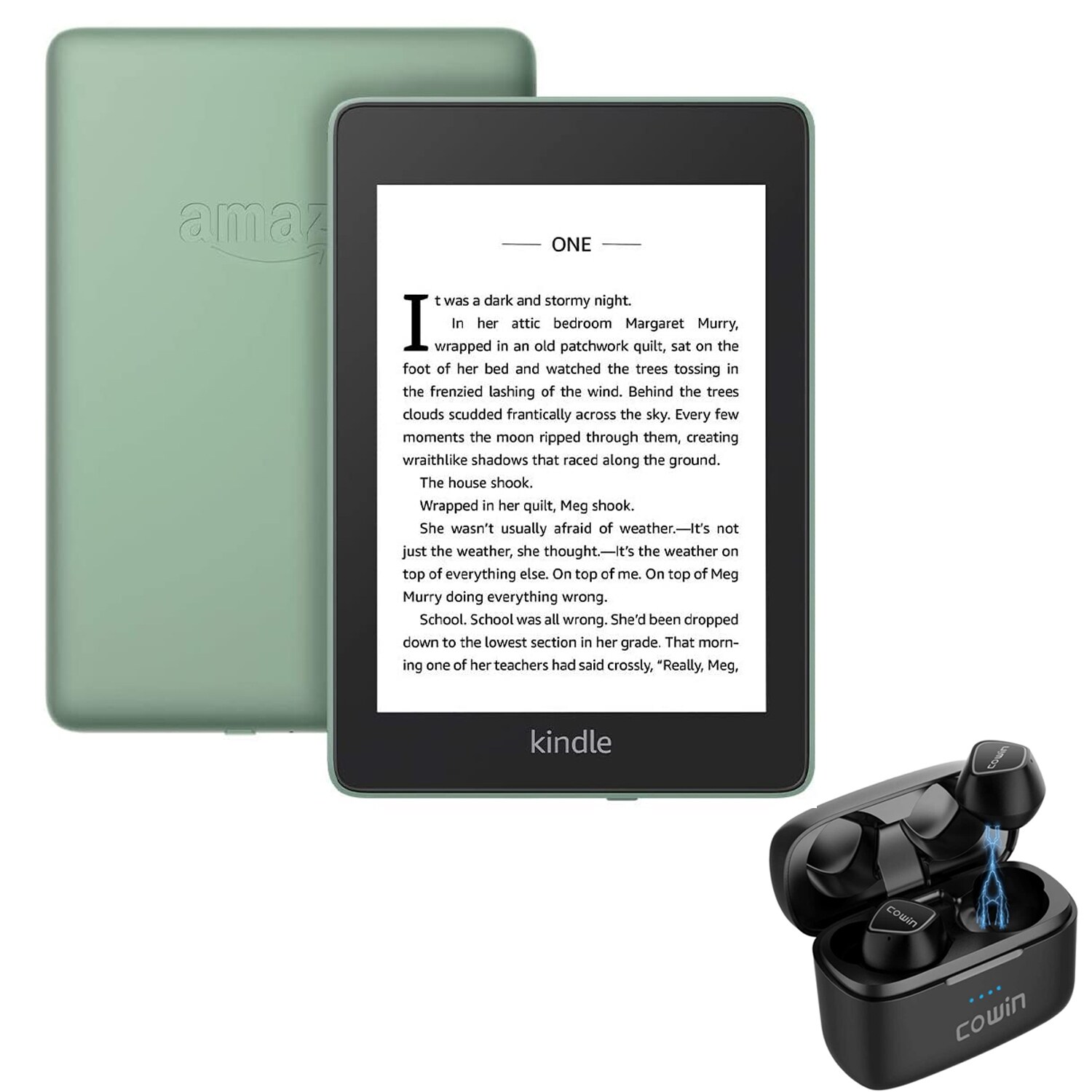 Kindle Paperwhite 32GB Waterproof Ad-Supported- Sage