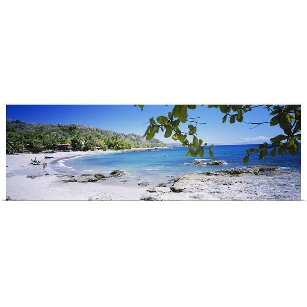 "Tourist on the beach, Montezuma, Costa Rica" Poster Print