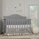 preview thumbnail 2 of 1, Dream On Me Kaylin 5 in 1 Convertible Crib - Steel Grey
