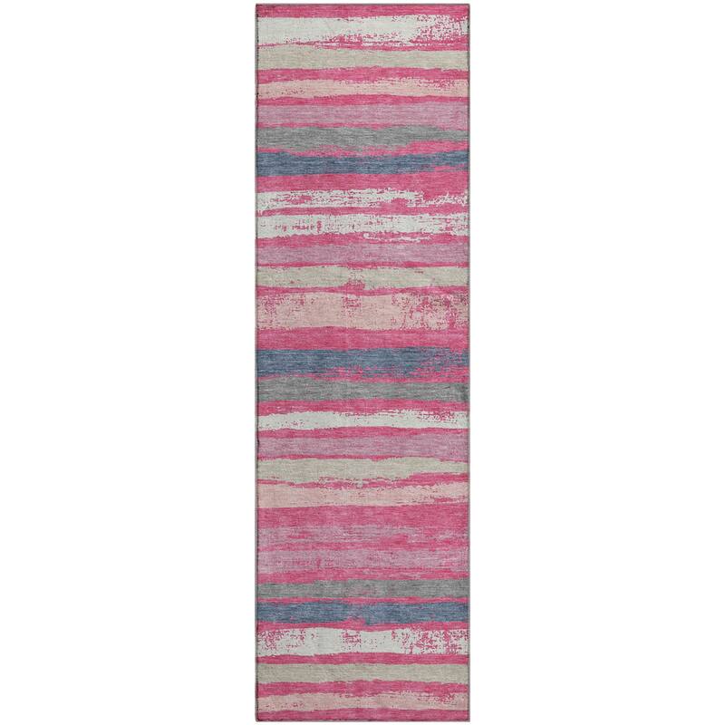 Premium Washable Super Soft Stripe Mayfield Rug