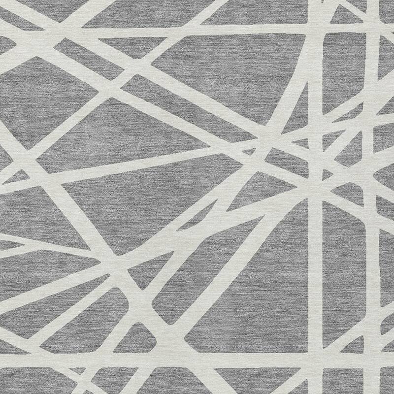 HomeRoots Geometric Transitional Rectangle Outdoor Rug