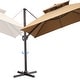 preview thumbnail 58 of 65, Pellebant Outdoor Patio Cantilever Offset Umbrella 11 ft Double Top