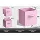 preview thumbnail 8 of 10, Sorbus Fabric Storage Bins 13" Foldable Cubes With Handles For Pantry, Cubbies, Toy And Closet Shelving Organization - 6Pk