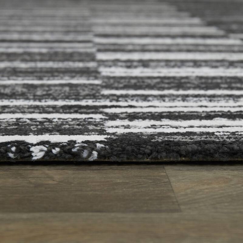 Georges Modern Striped Area Rug