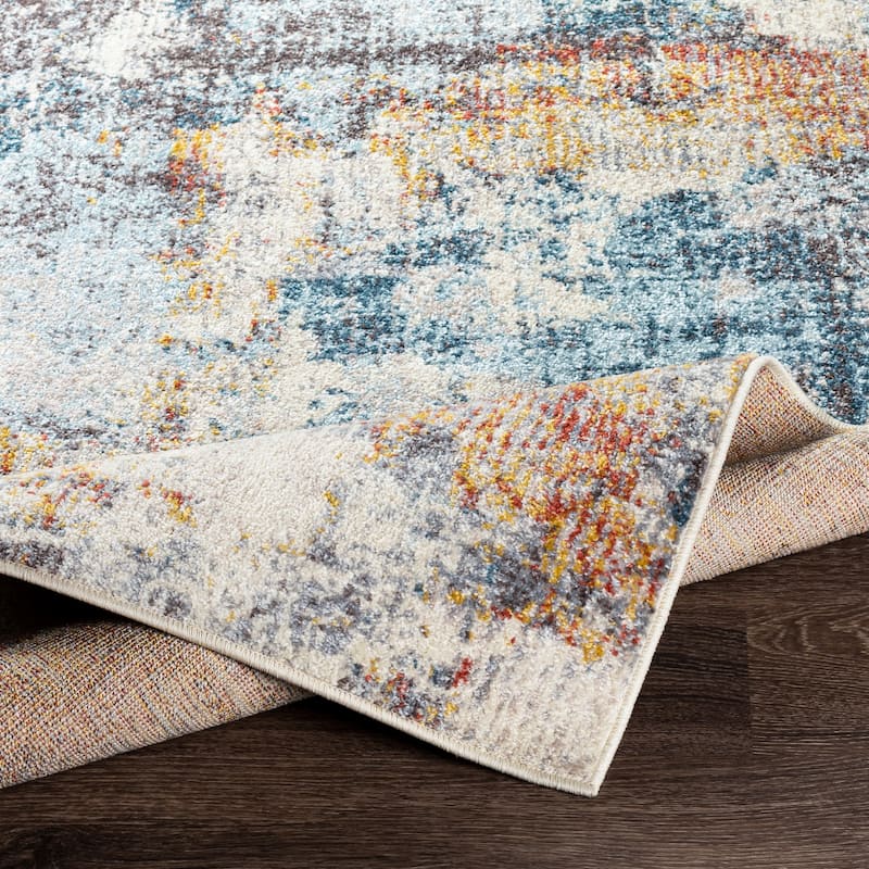 Livabliss Ronny Abstract Industrial Area Rug