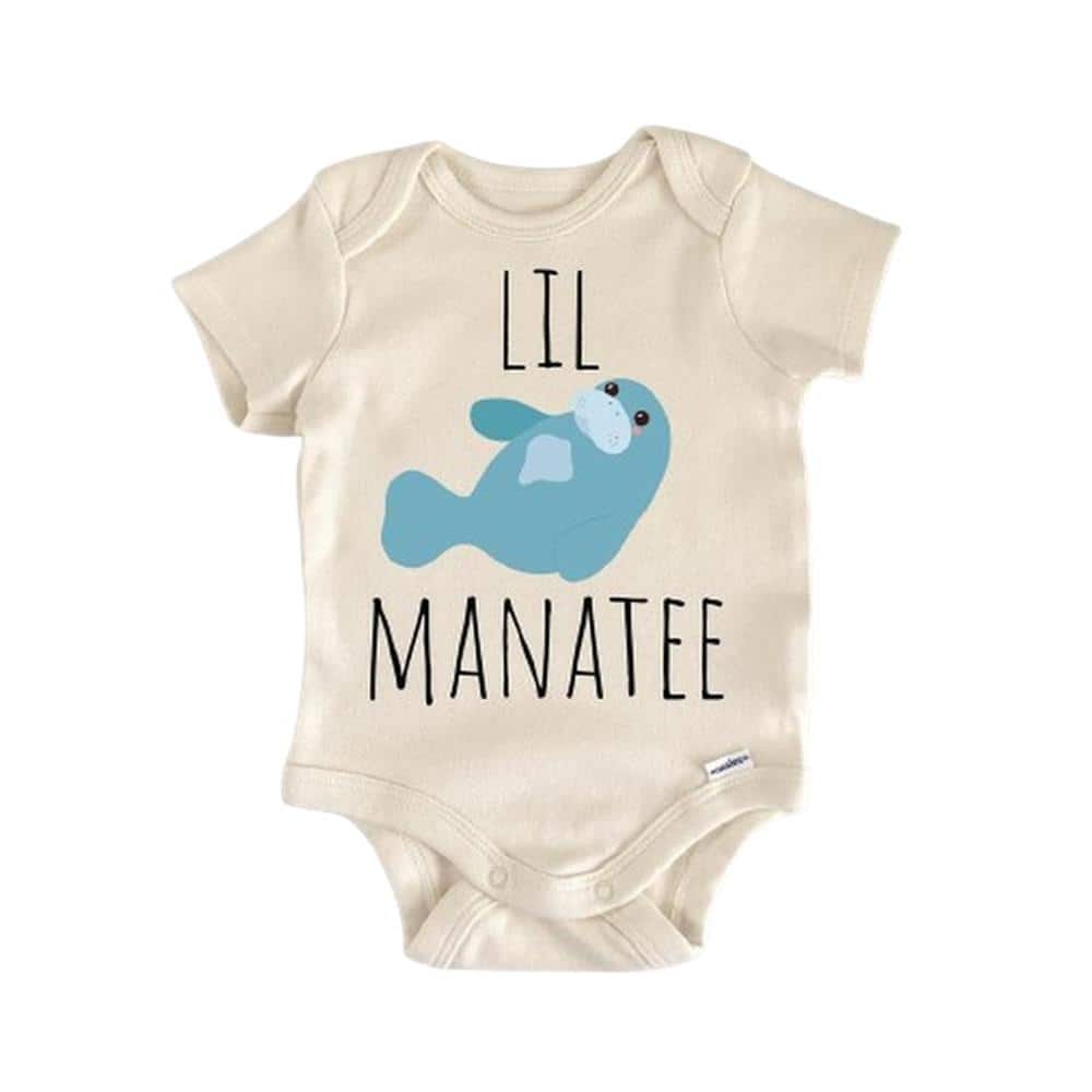 Manatee Sea Cow Florida - Baby Boy Girl Clothes Infant Bodysuit Funny Cute Newborn