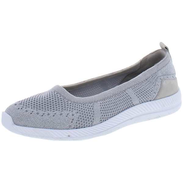 Walking Shoes Knit Slip On 