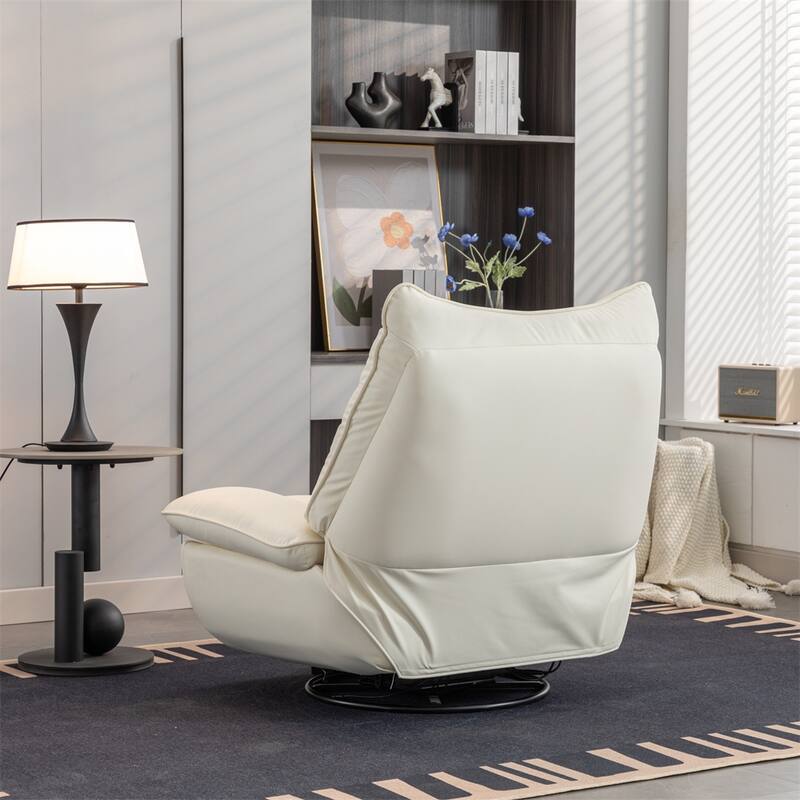 Power Swivel Rocking Chair with USB Port Charge &Lamp for Nursery