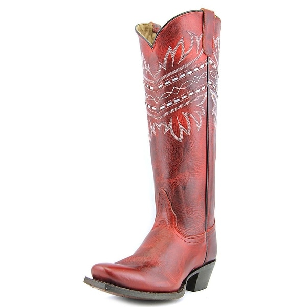Tony Lama VF3044 Round Toe Leather Western Boot
