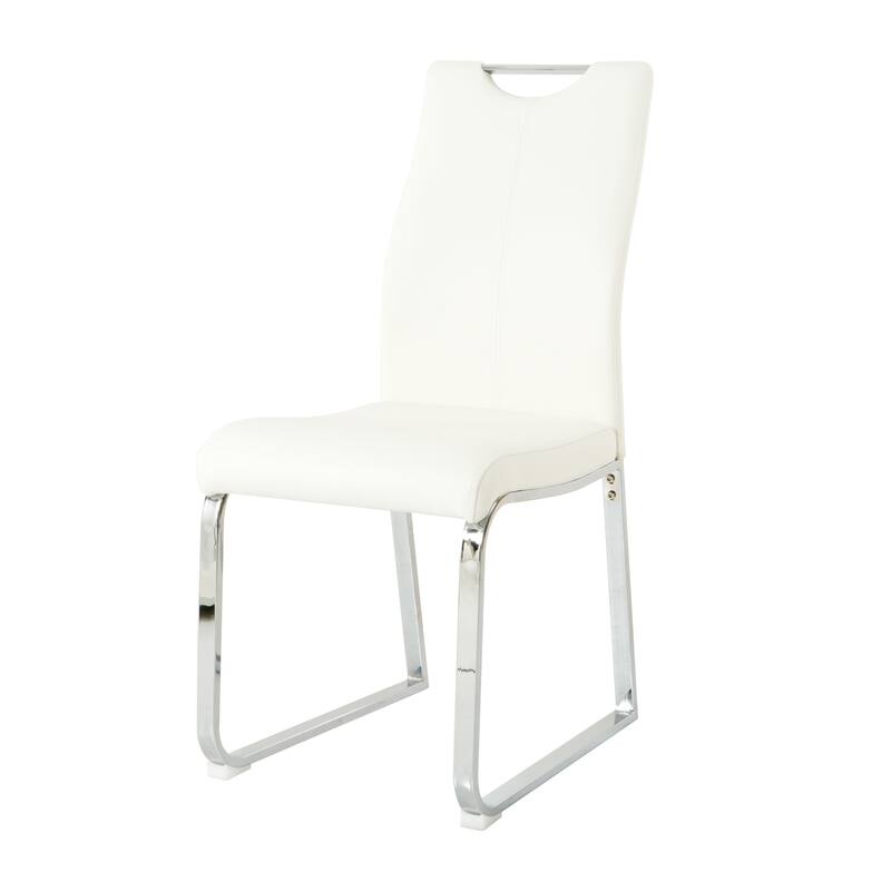 Modern Dining Chair with Metal Chair Legs (Set Of 2)