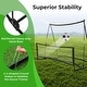 preview thumbnail 7 of 10, 2-in-1 Portable Soccer Rebounder Net with Carrying Bag