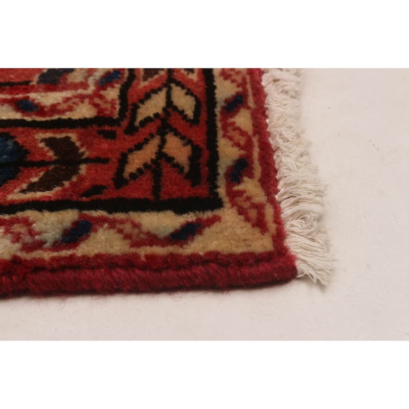ECARPETGALLERY Hand-knotted Andelz Navy Wool Rug - 3'9 x 10'2