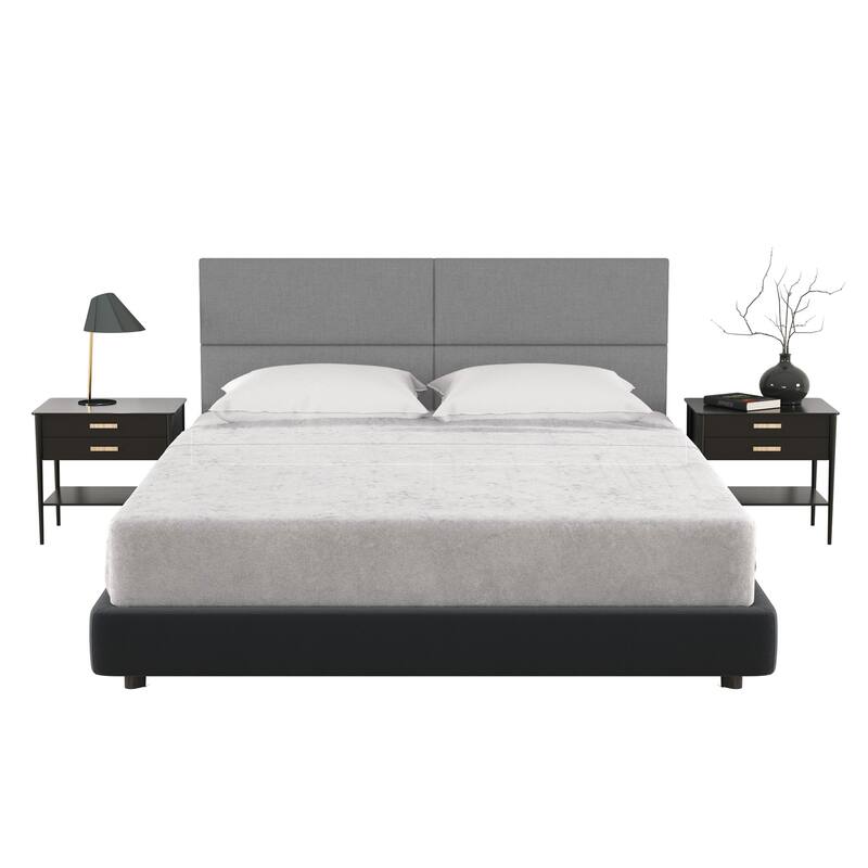 Jaxx Panelist Modern Padded Headboard - Set of 4 Wall Mounted Panels