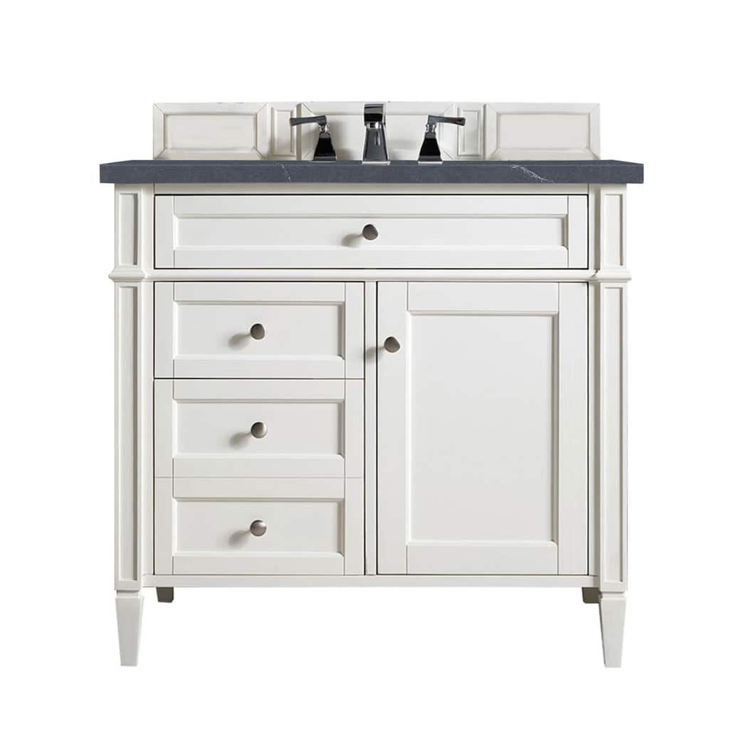 James Martin Vanities 655-V36-3CSP Brittany 36" Single Basin Poplar