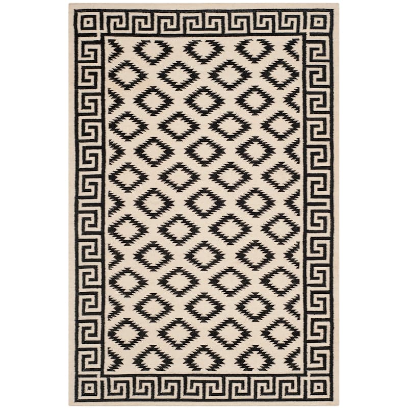 SAFAVIEH Handmade Flatweave Dhurries Adrienn Modern Moroccan Wool Rug