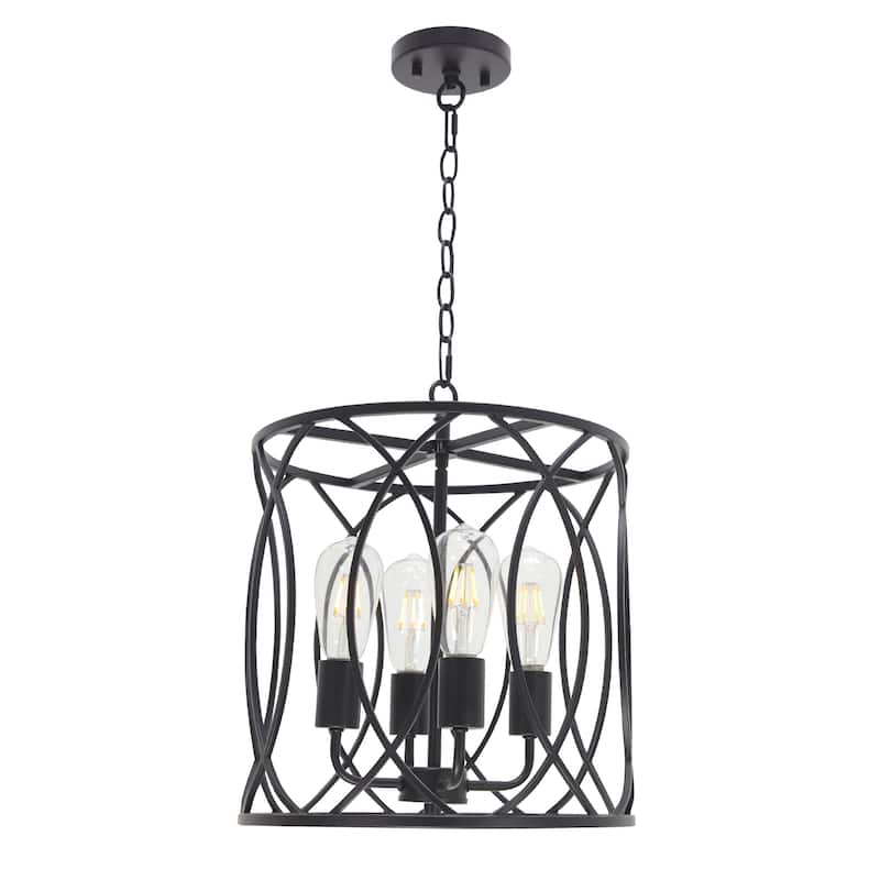 Black Farmhouse Chandelier Pendant Light Fixtures