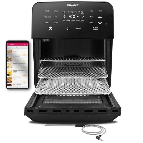 Nuwave brio black 10 quart digital air fryer sale