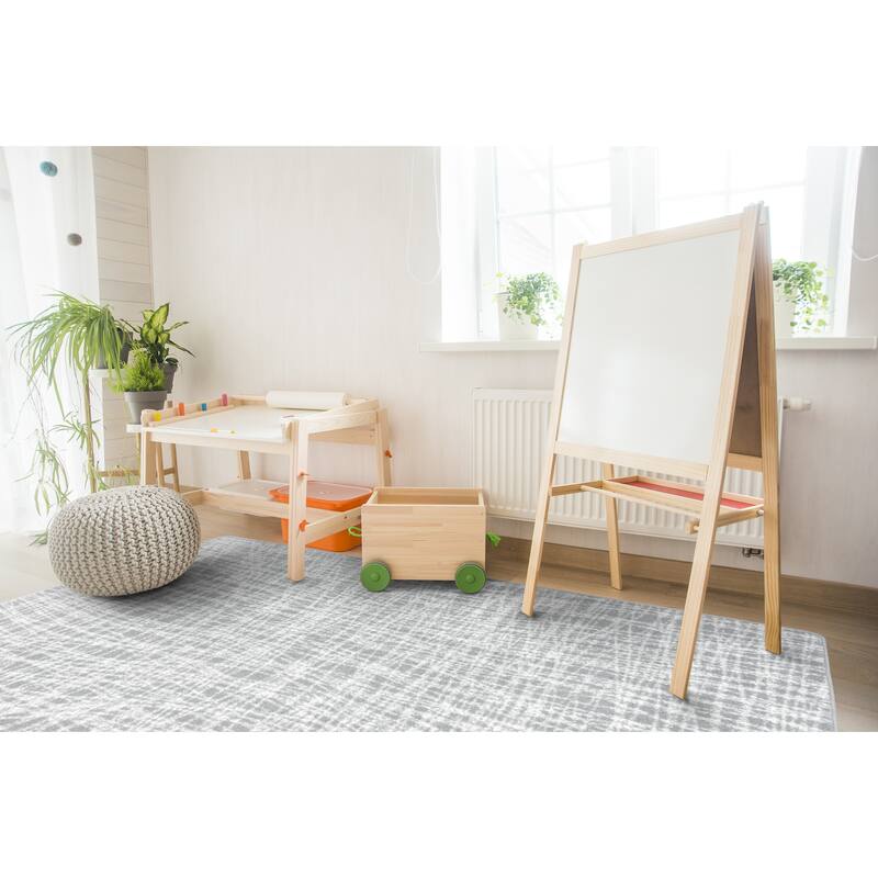 Joy Carpets Impressions Crisscross Area Rug