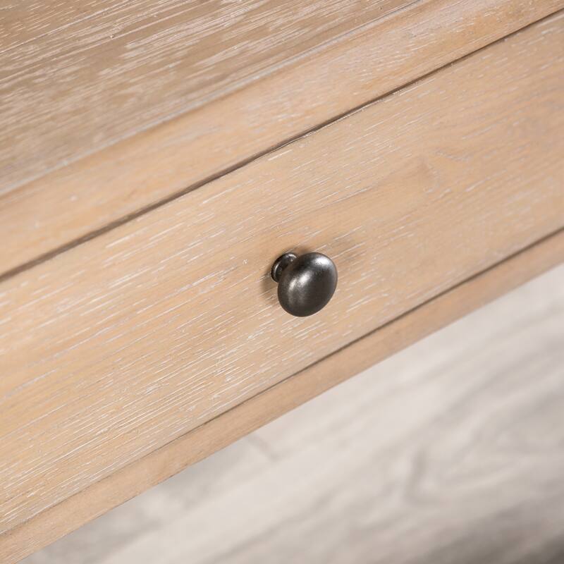 Furniture of America Trenden Modern Farmhouse Solid Wood 2-Drawer Coffee Table