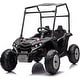 preview thumbnail 27 of 30, 2-Seater Kids Ride On Utv, 24V 4WD Electric Truck with Sun Shade Black
