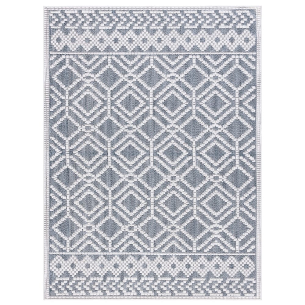 SAFAVIEH Bermuda Jorunn Geometric Indoor/Outdoor Waterproof Rug