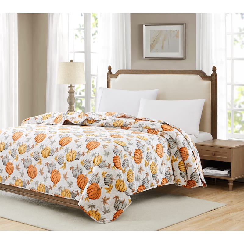 Patchwork Harvest Plaid Leaves Lodge Sunflowers Quilts