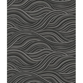 Seabrook Designs Melody Waves Non-Woven Unpasted Wallpaper