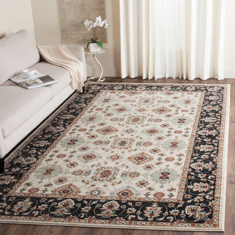 SAFAVIEH Lyndhurst Marylin Traditional Oriental Rug - 8' x 10' - Cream/Navy