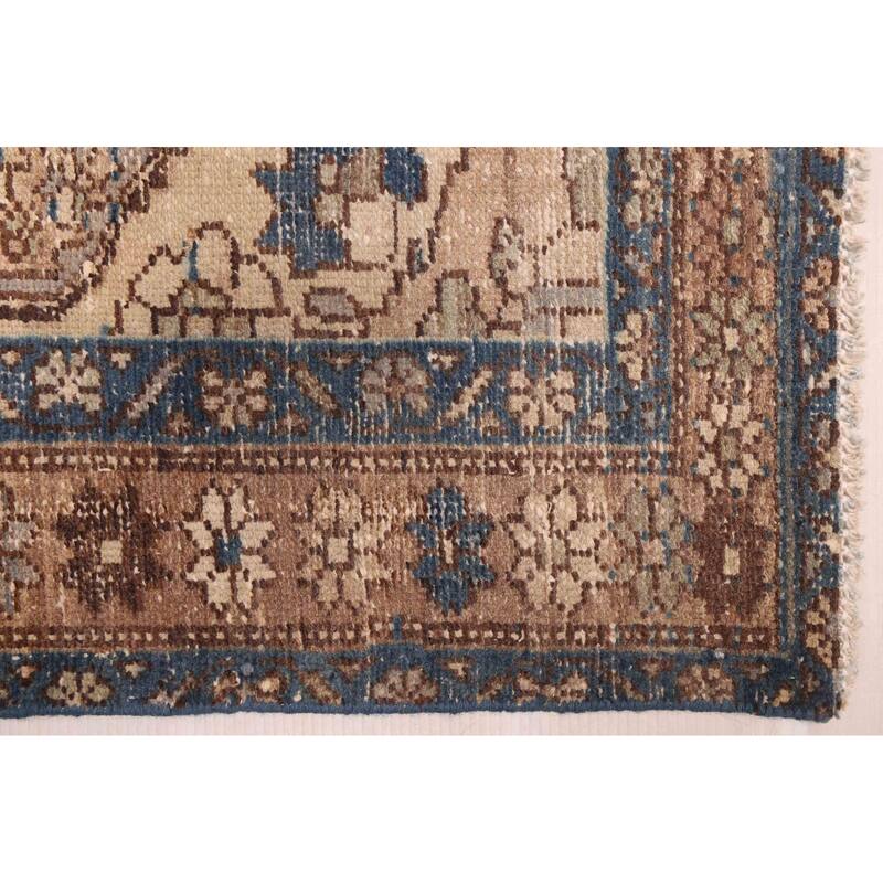 ECARPETGALLERY Hand-knotted Antalya Vintage Tan Wool Rug - 3'11 x 6'4
