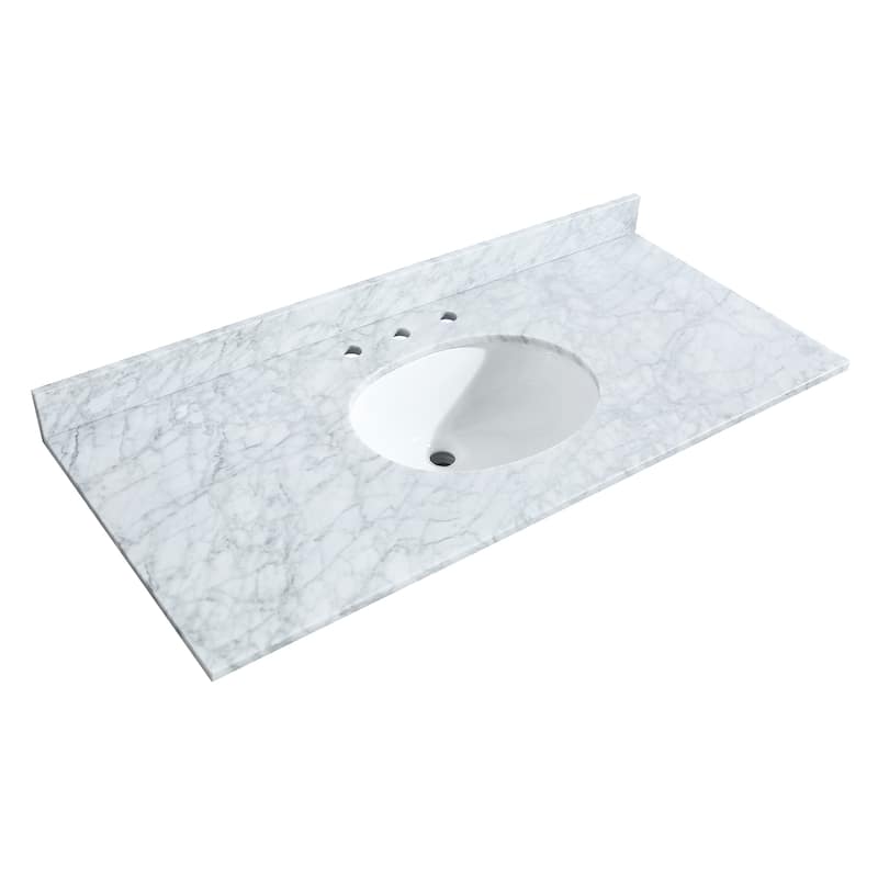 Deborah 48-inch Dark Gray Single Vanity, Oval Sink, No Mirror
