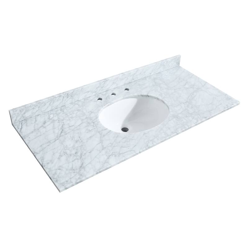 Deborah 48-inch Single Vanity, Oval Sink, Medicine Cabinet