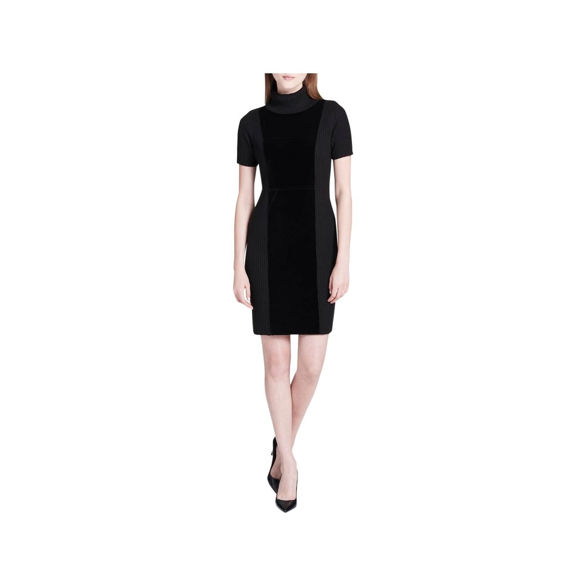 calvin klein turtleneck sweater dress