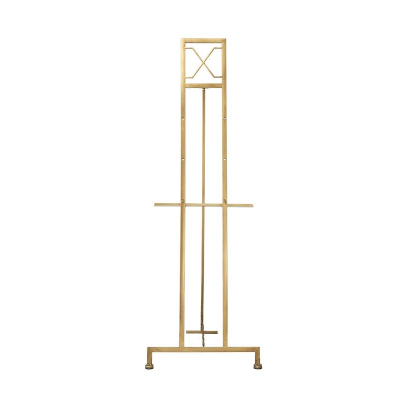 Small Floor Standing Easel Display Stand - 57" - Gold