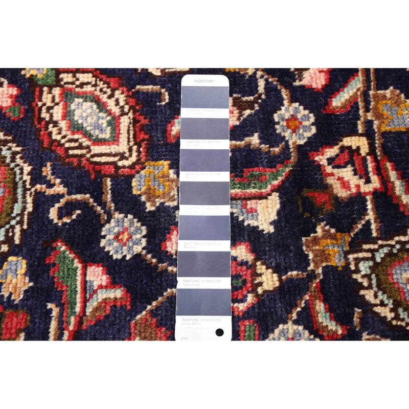 ECARPETGALLERY Hand-knotted Kayseri Vintage Dark Navy Wool Rug - 4'3 x 6'2