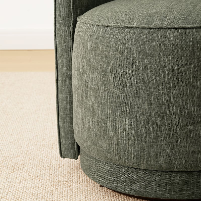 19" Upholstered Swivel Dining Chair