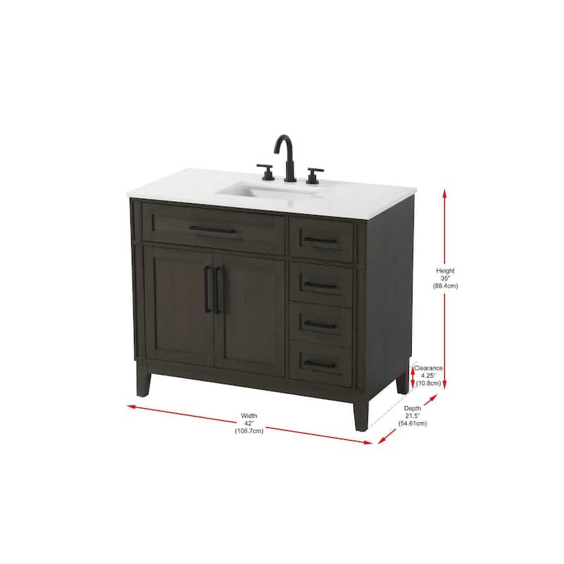 Rachel Single Bathroom Vanity (32-42 inch)