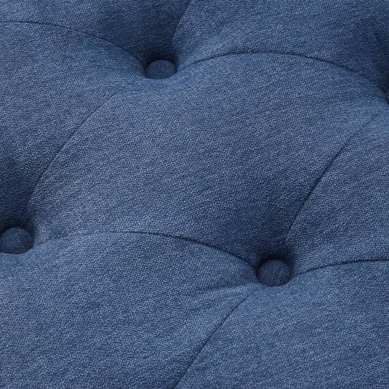HUIMO Modern Upholstered Flip-Top Storage Ottoman