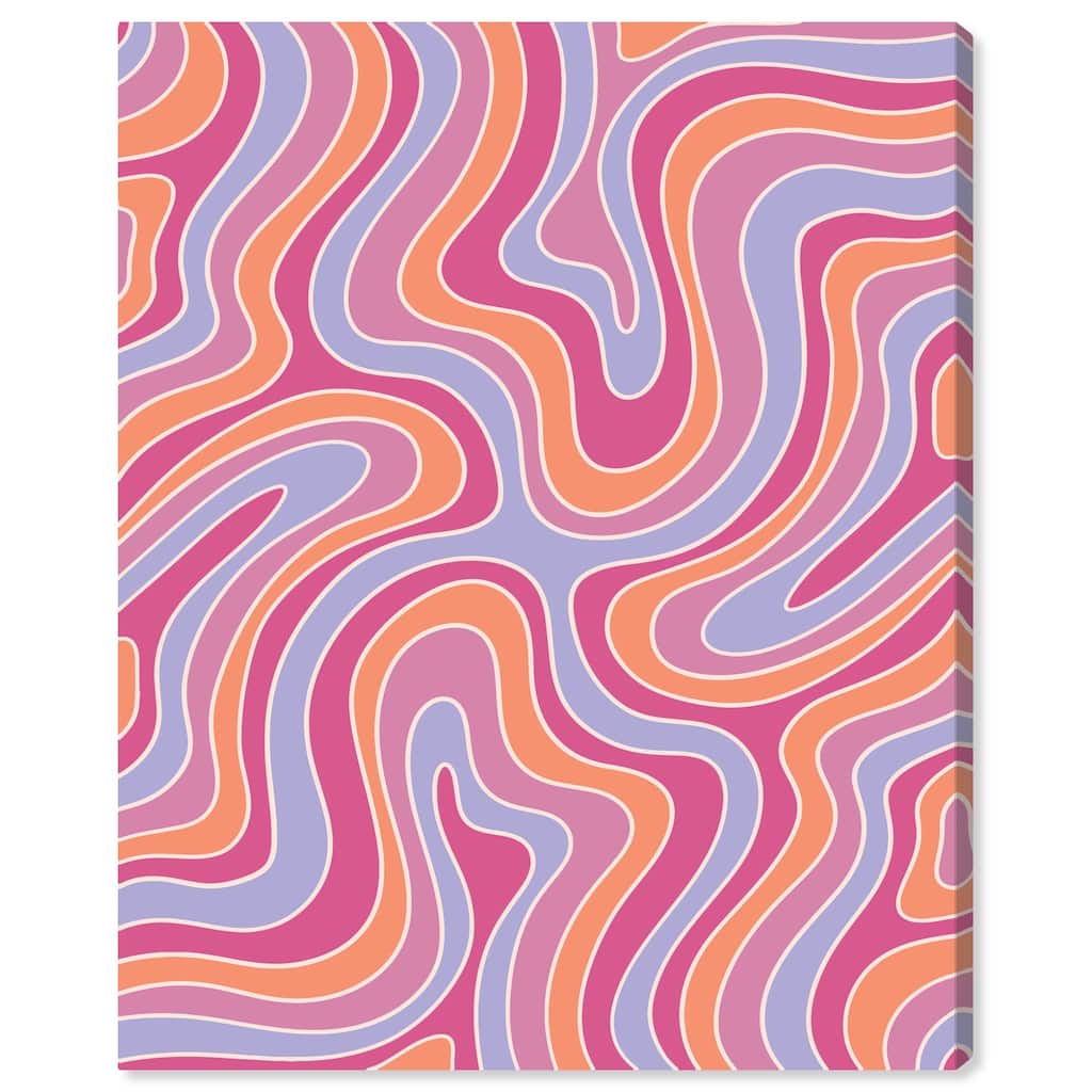 Retro Pop Gummy Bears Canvas by Art Remedy, Gallery Wrapped